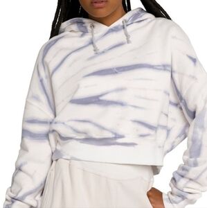 Good American Tie Dye Hoodie Sweatshirt S